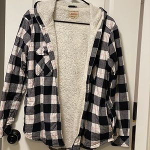 Warm flannel jacket